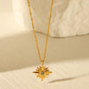 Necklace Stainless Steel Titanium Steel Geometric Electroplating Pendant Women's