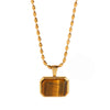 Necklace Stainless Steel Titanium Steel Geometric Electroplating Women's