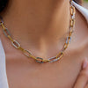 Necklace Stainless Steel Titanium Steel Geometric Electroplating Women's