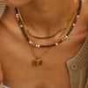 Necklace Stainless Steel Titanium Steel Geometric Electroplating Women's