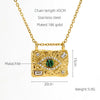Necklace 316L Stainless Steel 316L Stainless Steel Geometric Electroplating Women's
