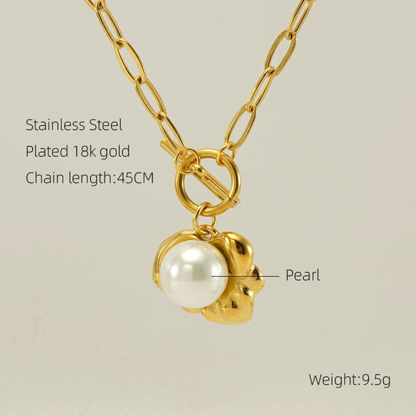 Necklace 316L Stainless Steel 316L Stainless Steel Geometric Electroplating Women's