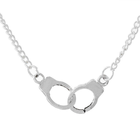 Necklace Stainless Steel Titanium Steel Geometric Handcuffs Hip Hop Electroplating Men's And Women's Accessories