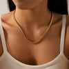 Necklace Stainless Steel Titanium Steel Geometric 18K Gold Plated Electroplating Women