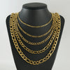 Necklace Stainless Steel Titanium Steel Geometric Keel Chain Electroplating Hip Hop Punk Style