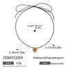 Necklace Stainless Steel Titanium Steel Geometric Old Style Electroplating Women's