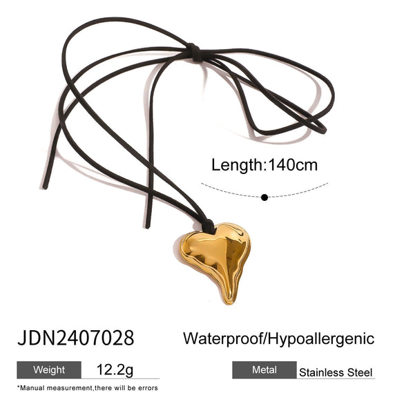 Necklace Stainless Steel Titanium Steel Geometric Old Style Electroplating Women's