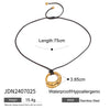 Necklace Stainless Steel Titanium Steel Geometric Old Style Electroplating Women's