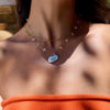 Necklace Stainless Steel Titanium Steel Geometric Pattern Electroplating