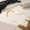 Necklace Stainless Steel Titanium Steel Geometric Snake Bone Chain Vacuum Plating Electroplating