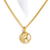 Necklace Stainless Steel Titanium Steel Geometric Twelve Constellations Furnace Vacuum Plating 18K Gold Color Preservation