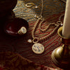Necklace Stainless Steel Titanium Steel Handpainted Love Skull Painted Flower Animals Zodiac Oil Treatment