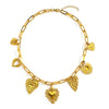 Necklace Stainless Steel Titanium Steel Heart Shape Electroplated 18K Gold For Women