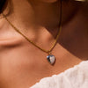 Necklace Stainless Steel Titanium Steel Heart Shape Electroplating Women's Jewelry