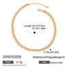 Necklace Stainless Steel Titanium Steel 18K Gold Electroplated Light Luxury Nonfading
