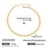Necklace Stainless Steel Titanium Steel 18K Gold Electroplated Light Luxury Nonfading