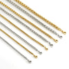 Necklace Stainless Steel Titanium Steel Keel Chain Geometric Electroplated