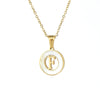 Necklace 316L Stainless Steel 316L Stainless Steel Letter Pattern Cross Chain Vacuum Plated For Women