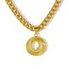 Necklace 316L Stainless Steel 316L Stainless Steel Letter Pattern Hip Hop Electroplating