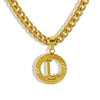 Necklace 316L Stainless Steel 316L Stainless Steel Letter Pattern Hip Hop Electroplating
