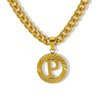 Necklace 316L Stainless Steel 316L Stainless Steel Letter Pattern Hip Hop Electroplating