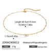 Necklace Stainless Steel Titanium Steel Plants And Flowers Electroplating Design