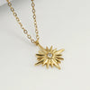 Necklace 316L Stainless Steel 316L Stainless Steel Star Pendant Chain Women's High Sense Vacuum Plated 18K Electroplated