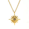 Necklace 316L Stainless Steel 316L Stainless Steel Star Pendant Chain Women's High Sense Vacuum Plated 18K Electroplated