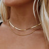 Necklace Stainless Steel Titanium Steel U Shape Cuban Chain Electroplating Women's