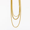 Necklace Stainless Steel Ushaped Ins Style Snake Bone Chain Electroplating