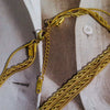 Necklace Stainless Steel Ushaped Ins Style Snake Bone Chain Electroplating