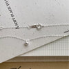Necklace 925 Sterling Silver Geometric Electroplated Cross Chain