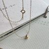 Necklace 925 Sterling Silver Geometric Electroplated Cross Chain
