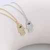 Necklace 925 Sterling Silver Geometric Electroplating Devil's Eye Pendant