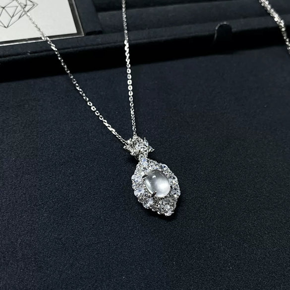 Necklace 925 Sterling Silver Geometric Electroplating For Women