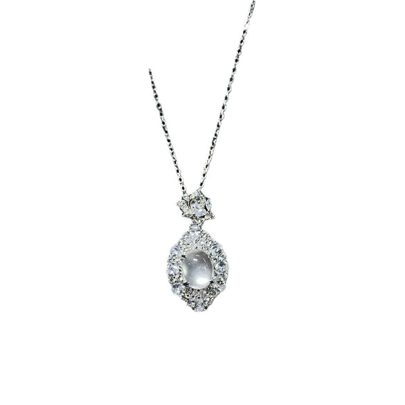 Necklace 925 Sterling Silver Geometric Electroplating For Women