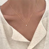 Necklace 925 Sterling Silver Geometric Electroplating Plant Flowers Style