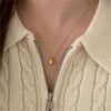 Necklace 925 Sterling Silver Geometric Love Key Snake Bone Chain Electroplated