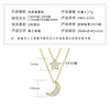 Necklace 925 Sterling Silver Geometric Pendant Set With Diamonds Minimalist Style For Women