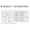 Necklace 925 Sterling Silver Geometric Pendant Set With Diamonds Minimalist Style For Women