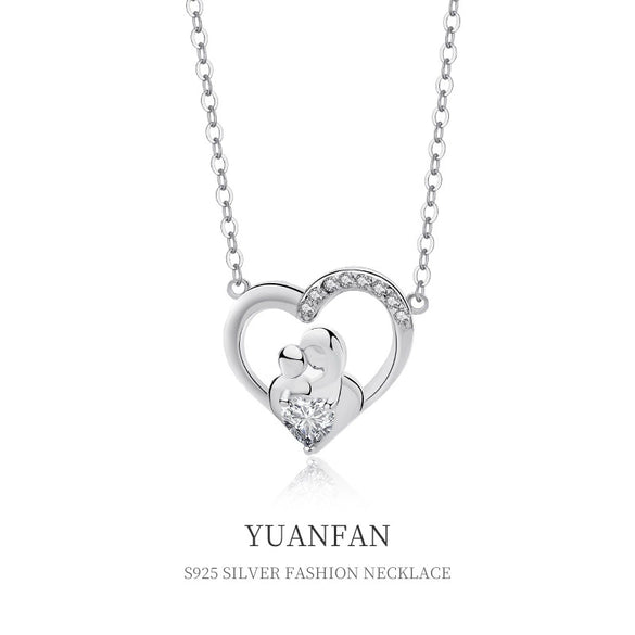 Necklace 925 Sterling Silver Light Luxury Geometric Electroplating For Women