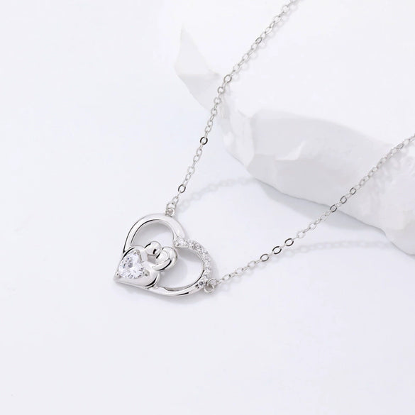 Necklace 925 Sterling Silver Light Luxury Geometric Electroplating For Women