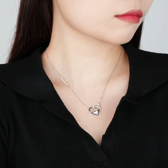 Necklace 925 Sterling Silver Light Luxury Geometric Electroplating For Women