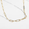 Necklace 925 Sterling Silver Punk Exaggerated Geometric Electroplated Female Hiphop Chain