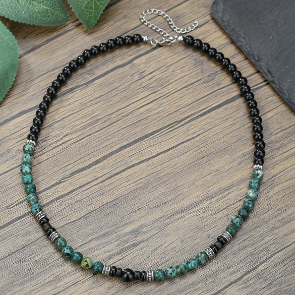 Necklace Stone Geometric Handmade Unisex