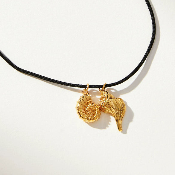 Necklace Titanium Steel Animal Zodiac Pendant Gold Plated Marine Life Jewelry