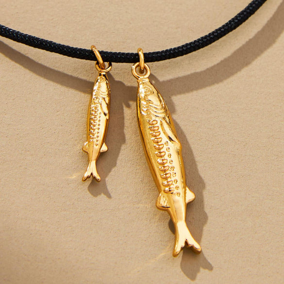 Necklace Titanium Steel Animal Zodiac Pendant Gold Plated Marine Life Jewelry