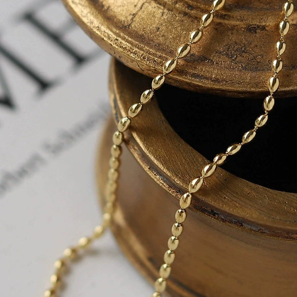 Necklace Titanium Steel Bare Chain Overlapping Electroplating Accessories