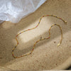 Necklace Titanium Steel Bohemian Geometric Dripping Oil Plated 18K Gold