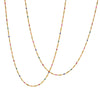 Necklace Titanium Steel Bohemian Geometric Dripping Oil Plated 18K Gold